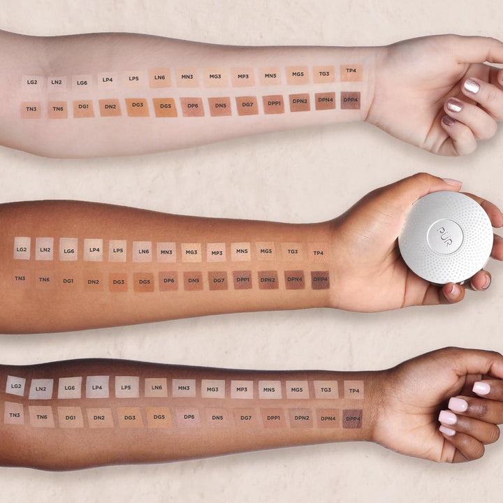 PÜR MINERALS Base de Maquillaje Mineral Prensada 4 en 1 en Polvo co...