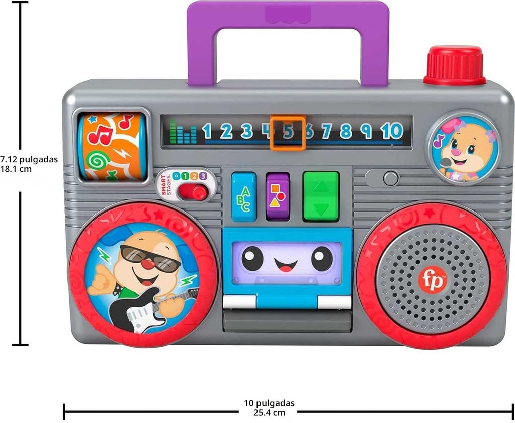 Fisher-Price Juguete para bebé Laugh & Learn Busy Boombox