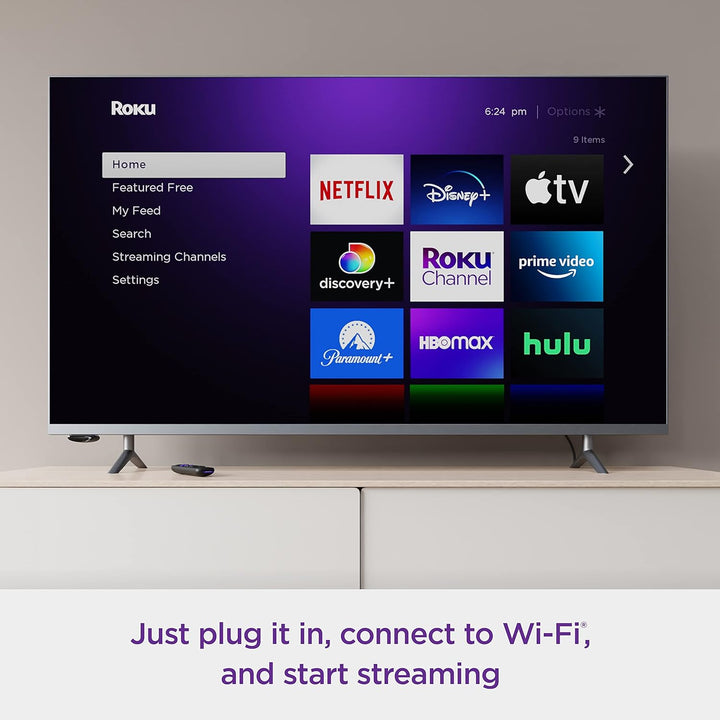 ROKU Express HD | Dispositivo con Cable HDMI, Control Remoto Simple, Configuración Guiada y Wi-Fi Rápido