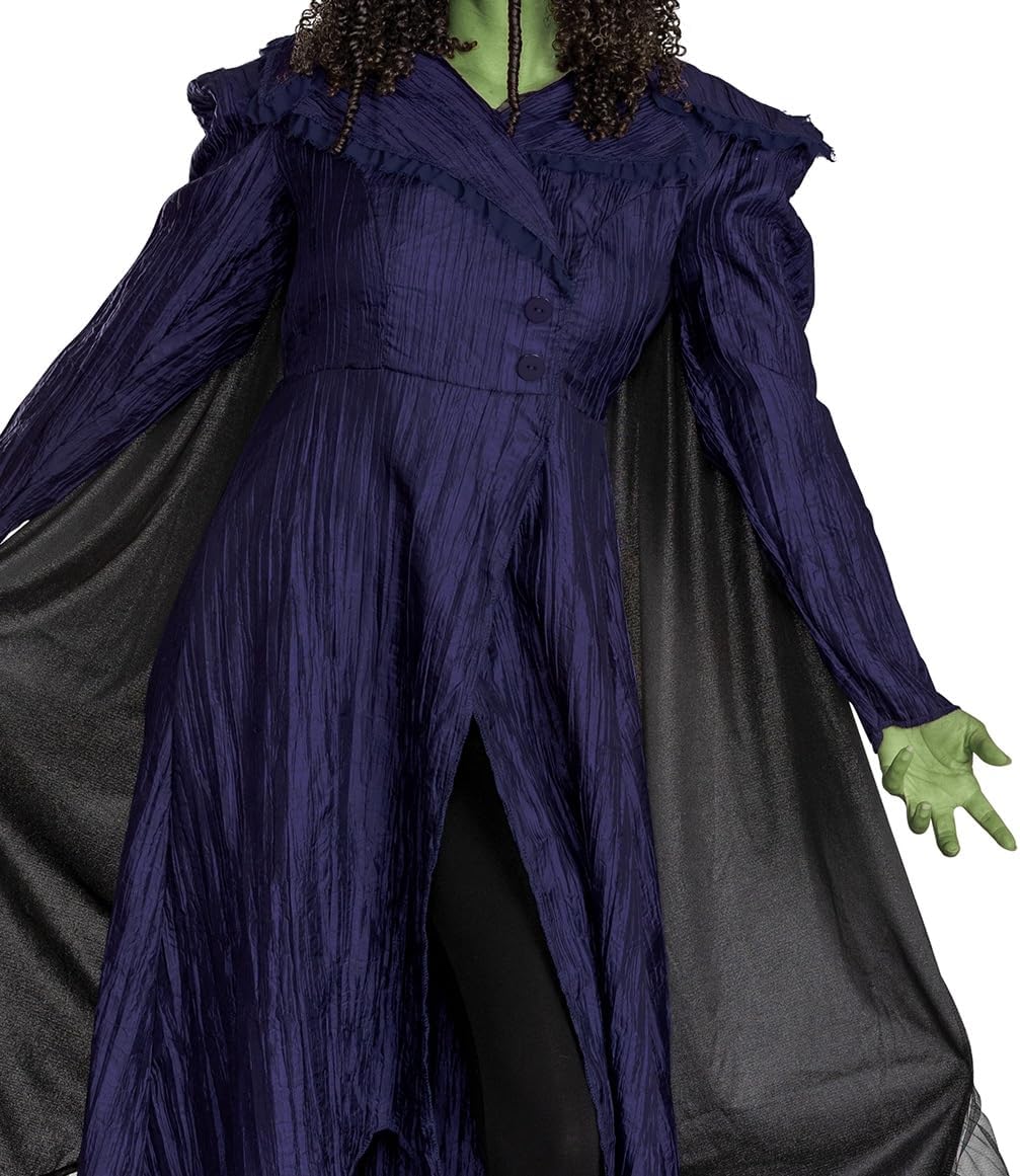 Disguise Wicked Elphaba - Disfraz de lujo para adultos, con licencia oficial para un buen disfraz de mujer
