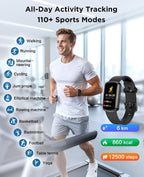 Reloj inteligente rastreador de fitness para hombres y mujeres