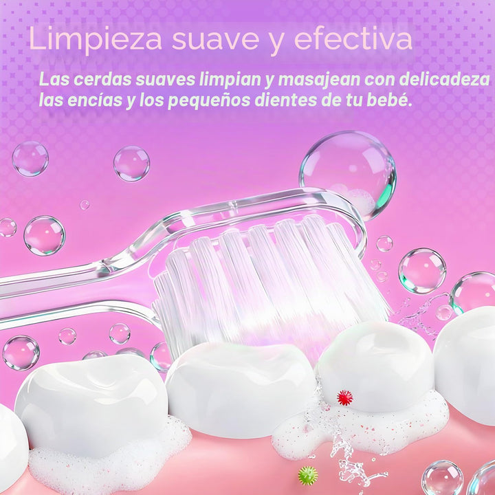Papablic Cepillo de dientes sónico eléctrico para niños pequeños pa...