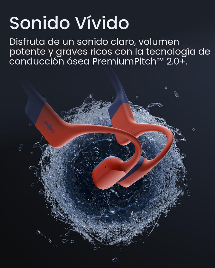 SHOKZ OpenSwim Pro - Auriculares deportivos de conducción ósea Blue...