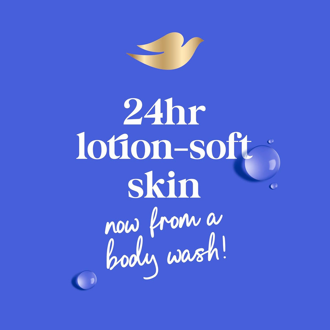 Dove Gel de baño con bomba de humedad profunda para 24 horas loción...