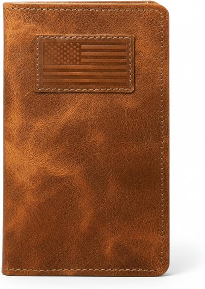 Billetera clásica de cuero de grano completo - Elegante cartera ver...