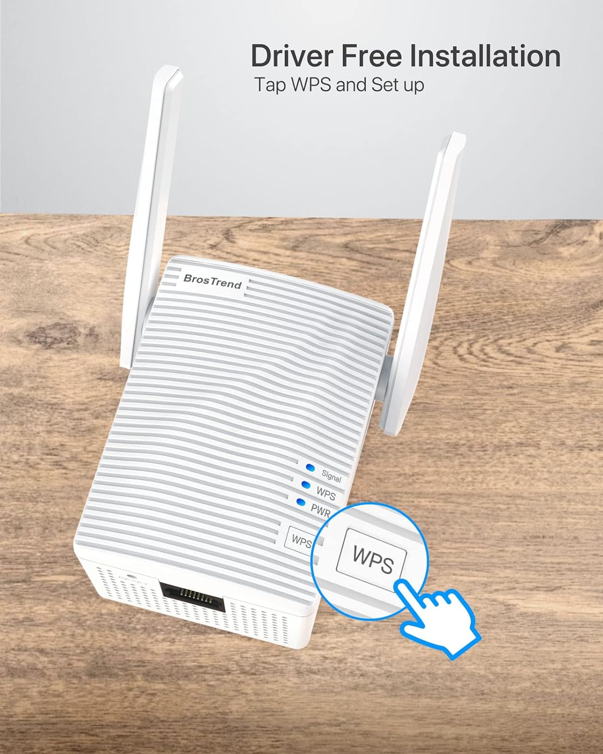 BrosTrend Puente WiFi de doble banda 1200Mbps, convierta dispositivo con