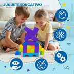 Magnetic Building Blocks, Magnetic Blocks para Kids Ages 4-8