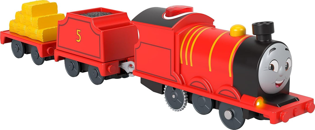 Thomas &amp; Friends Tren de juguete motorizado Talking James Motor...