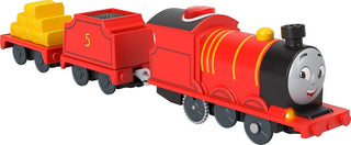 Thomas &amp; Friends Tren de juguete motorizado Talking James Motor...