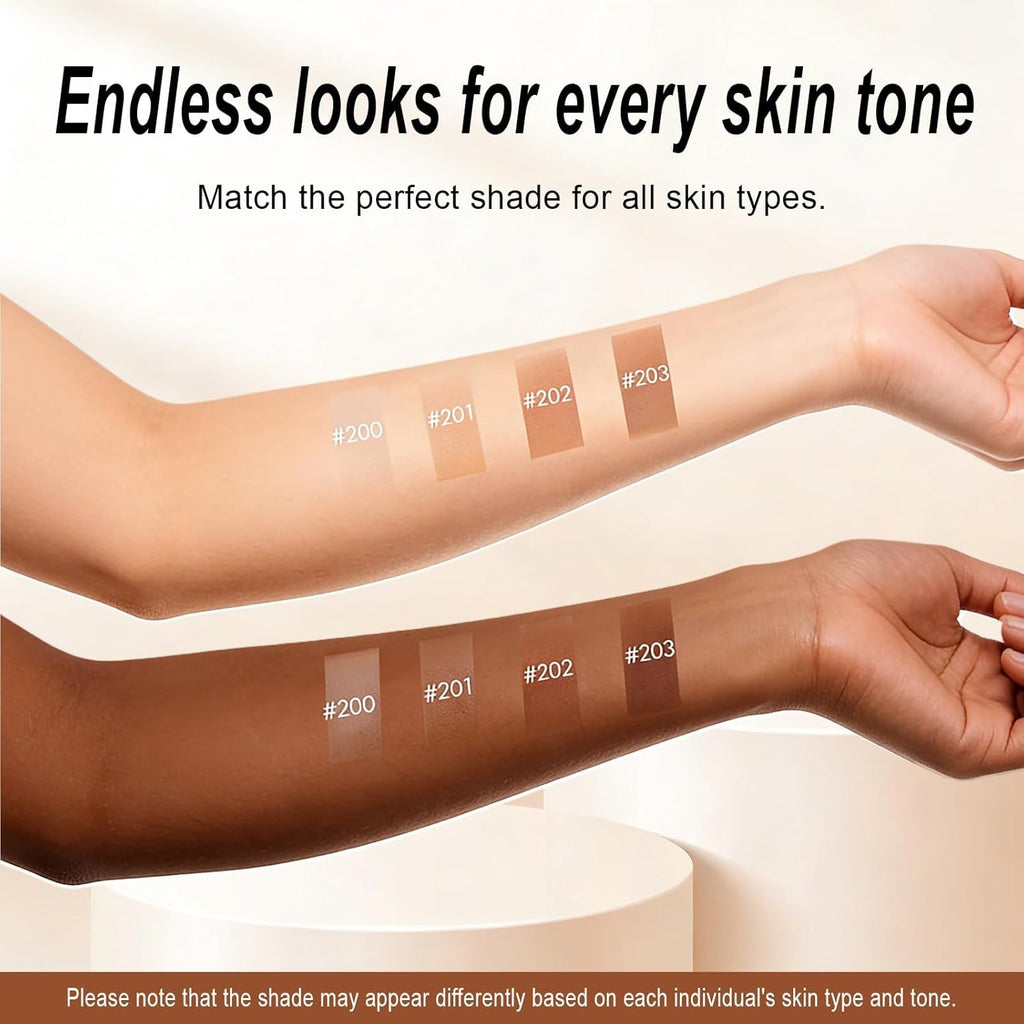 Base de maquillaje coreana que cambia de color 2 en 1, resistente a...