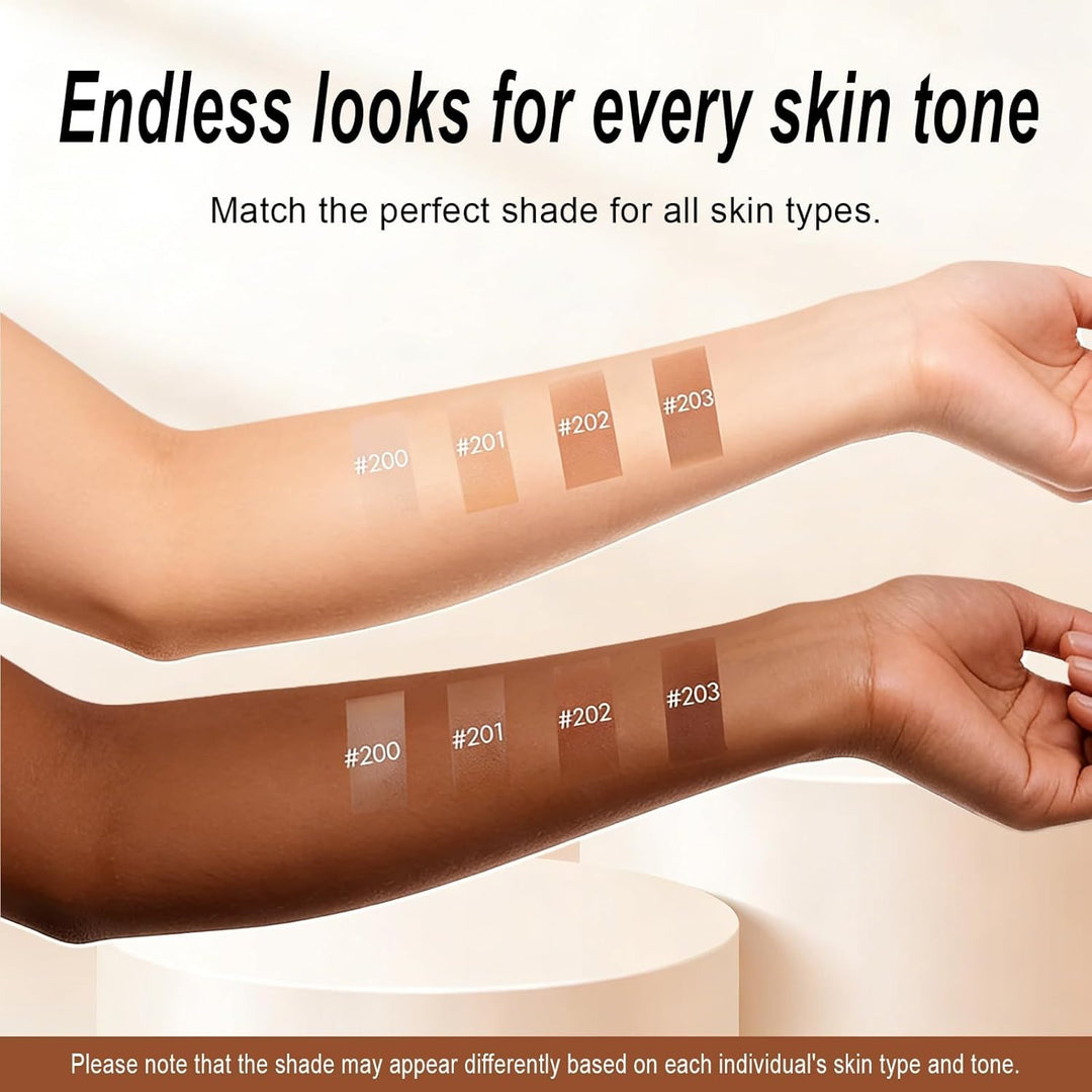 Base de maquillaje coreana que cambia de color 2 en 1, resistente a...