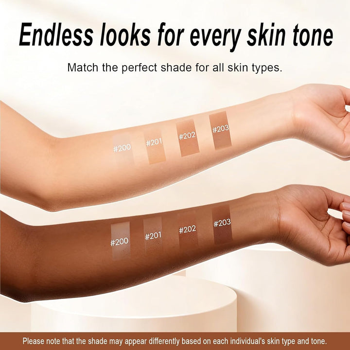 Base de maquillaje coreana que cambia de color 2 en 1, resistente a...
