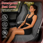 Funda de toalla para asiento de automóvil, gris, impermeable