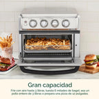 Cuisinart Horno tostador con freidora de aire, 1800 W, 8 en 1 con freidora