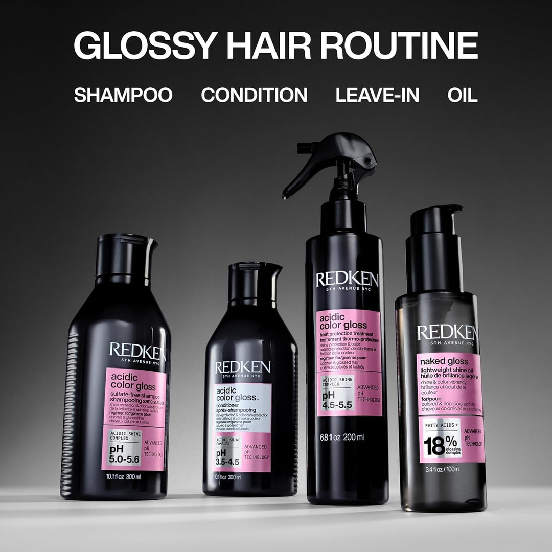 Redken Champú Acidic Color Gloss sin sulfatos para protección del c...