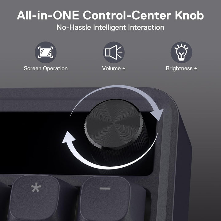 Redragon K762 Wireless Gasket Gaming Keyboard w\/Hype Screen &amp;...