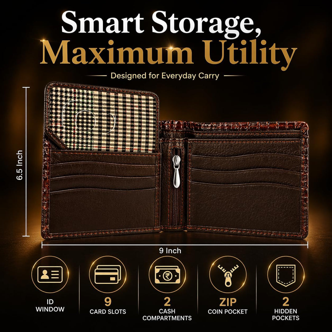 Beaaric Cartera de piel con bloqueo RFID para hombre, delgada y ple...