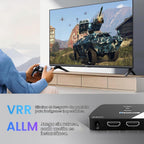 Interruptor HDMI 2.1 3 en 1 salida, 4K @120Hz 8K @60Hz 48Gbps Dolby ALLM