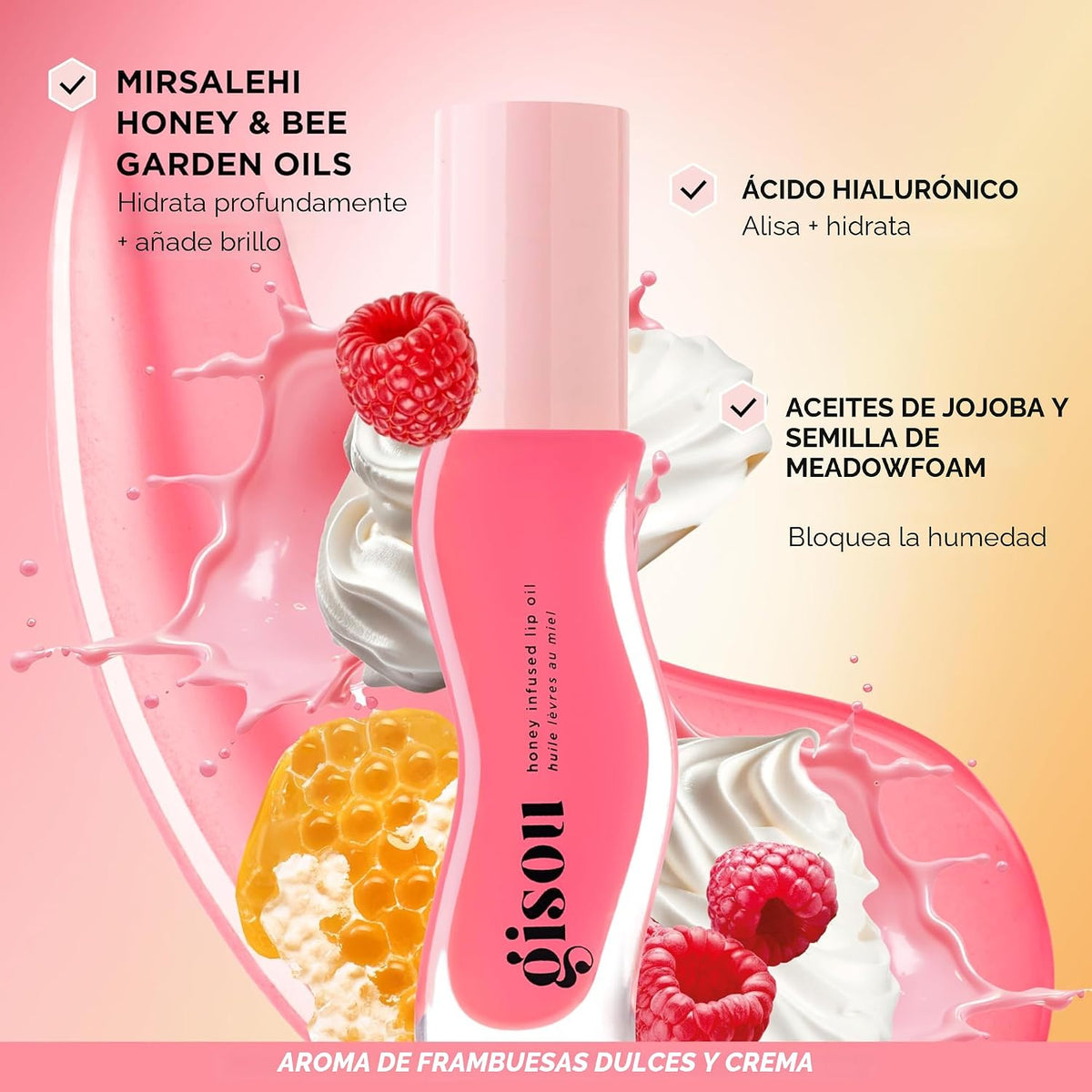 Gisou Aceites labiales con infusión de miel Gloss Hour Edition, jue...