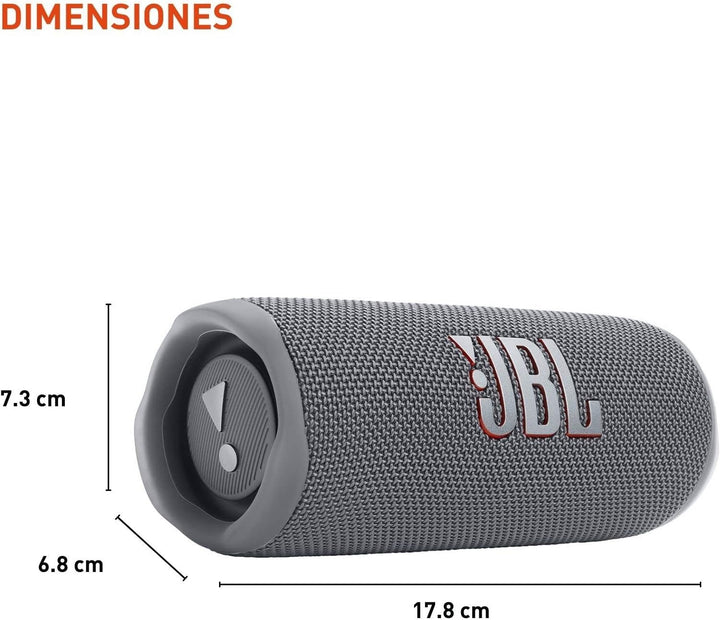 JBL FLIP 6 Altavoz Bluetooth inalámbrico portátil impermeable - gri...