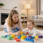 Bloques de construcción suaves para niños pequeños, 40 unidades de
