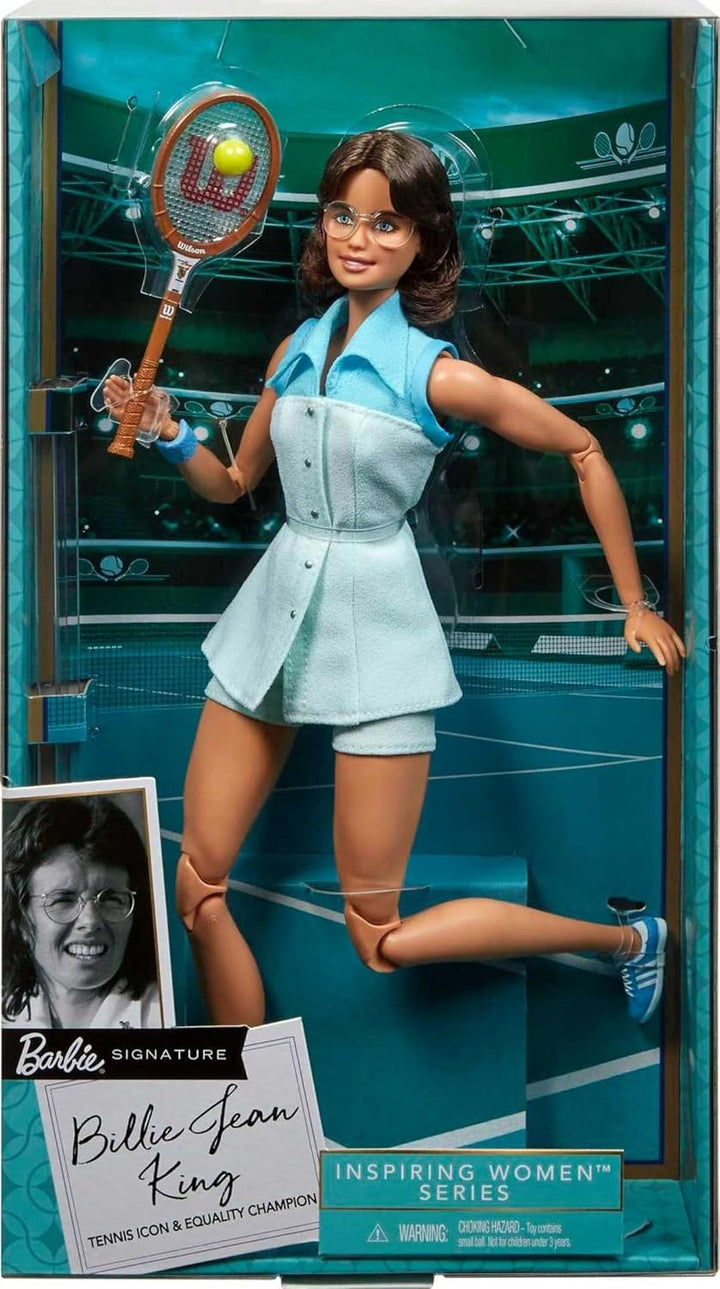 Muñeca coleccionable de Billie Jean King de la serie Barbie Inspiri...
