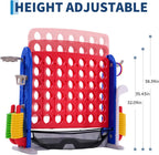 Juego gigante 4 en una fila, altura ajustable al aire libre conecta cuatro