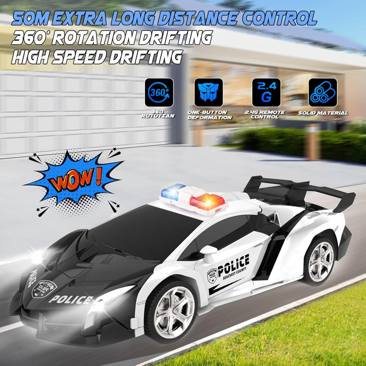 Britik Auto a control remoto transformable - Autos RC, transformaci...