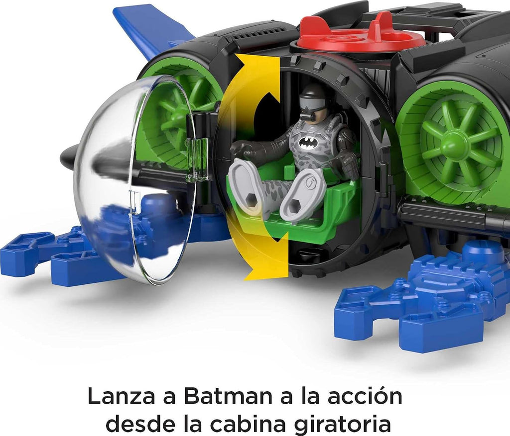 Figura de acción Fisher-Price Imaginext DC Super Friends, de Batman, Batsub