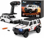 1:43 Mini RC Crawler con APP/2.4Ghz Control LED Doble Carcasa