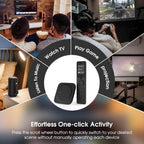 SofaBaton Control remoto inteligente X1S con concentrador, actividades personalizables todo en uno, desplazamiento mejorado, teclas personalizables, botón macros de un solo toque, dispositivo compatible con IR/Bluetooth/WiFi