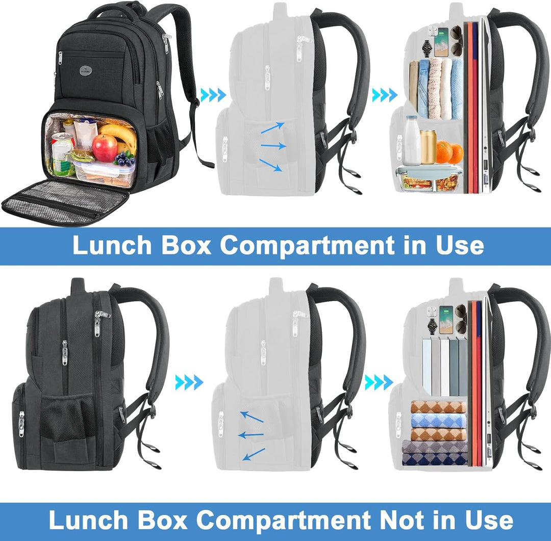 MATEIN Mochila de 18 pulgadas para hombre, mochila de trabajo extra...