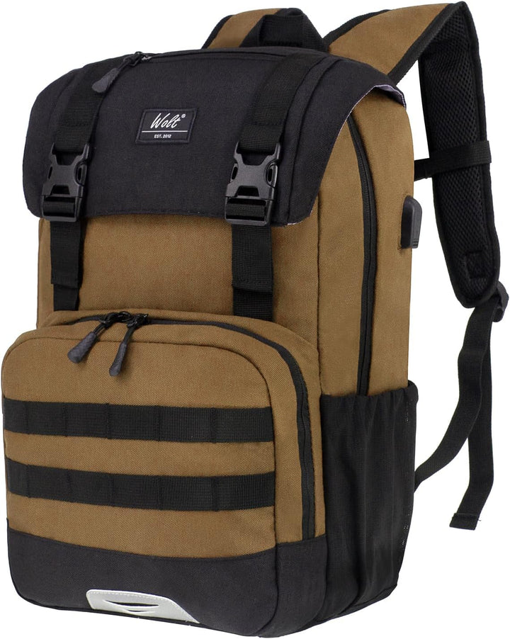 WOLT Mochila para laptop con puerto de carga USB para portátiles de...