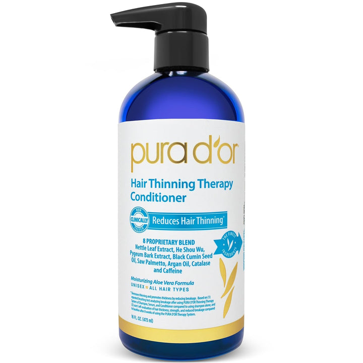 Pura d'or Acondicionador de terapia para prevenir la pérdida de...
