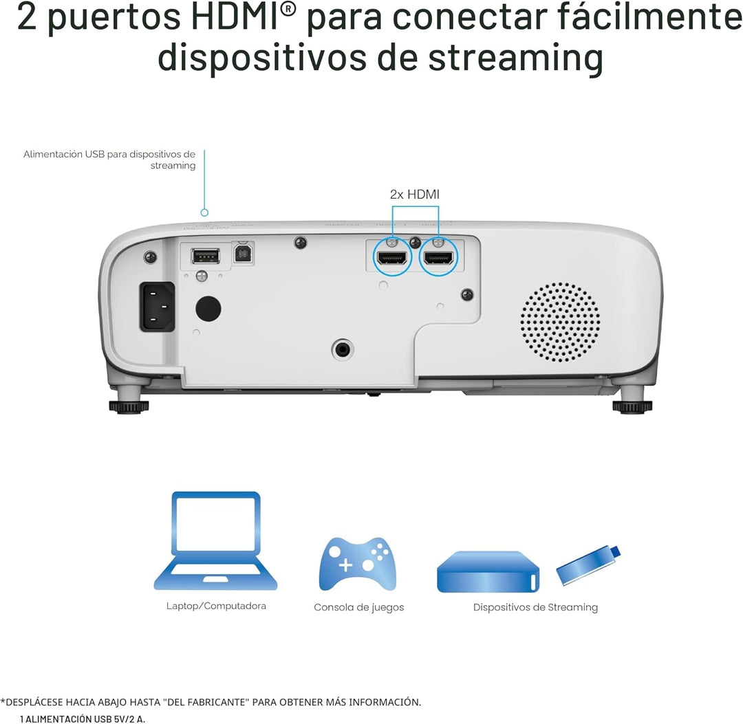 Epson Home Cinema 980 Proyector 3LCD de 3 chips 1080p, 4,000 lúmene...