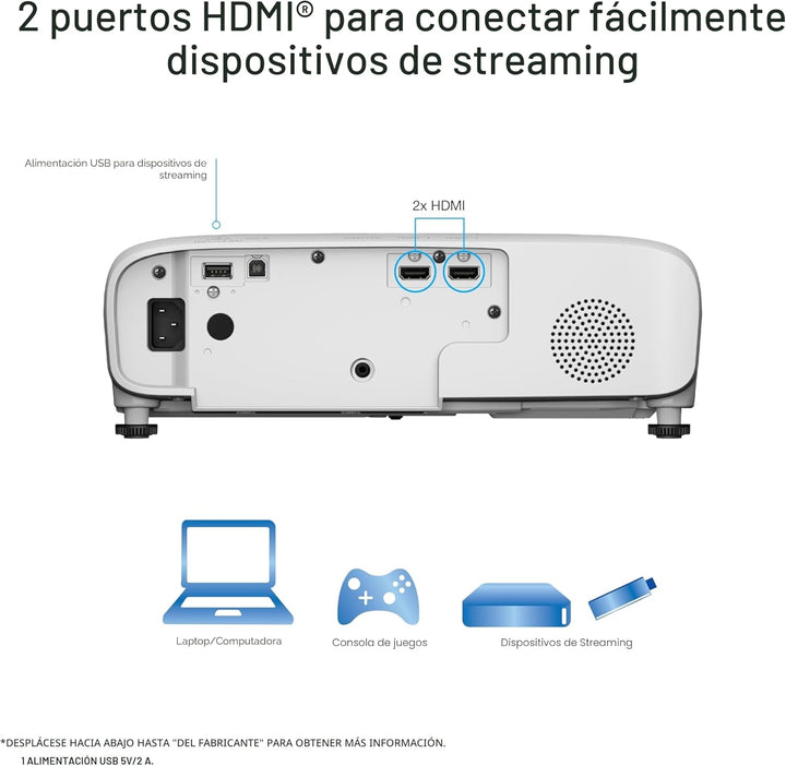 Epson Home Cinema 980 Proyector 3LCD de 3 chips 1080p, 4,000 lúmene...