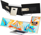 KEFEYA Extensor de pantalla para portátil de 15.6 pulgadas, FHD 108...