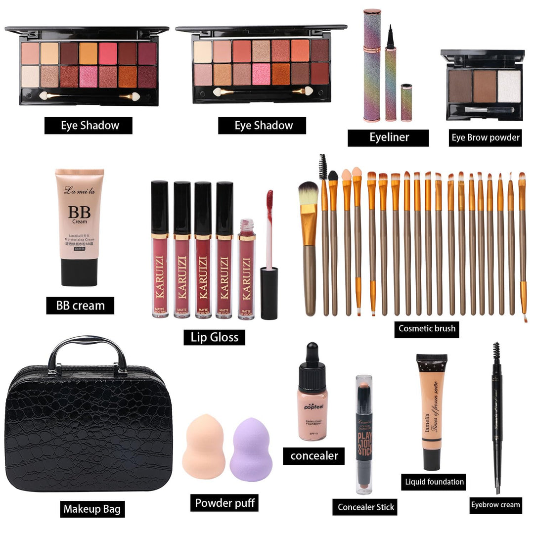 MTDXILTAI Kit de maquillaje todo en uno para bolsa de almacenamient...