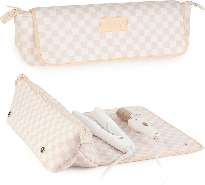 BAREFOOT CARIBOU Bolsa de viaje para herramientas para el cabello y...