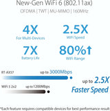 ASUS Router AX3000 WiFi 6 (RT-AX57) - Router de Internet inalámbric...