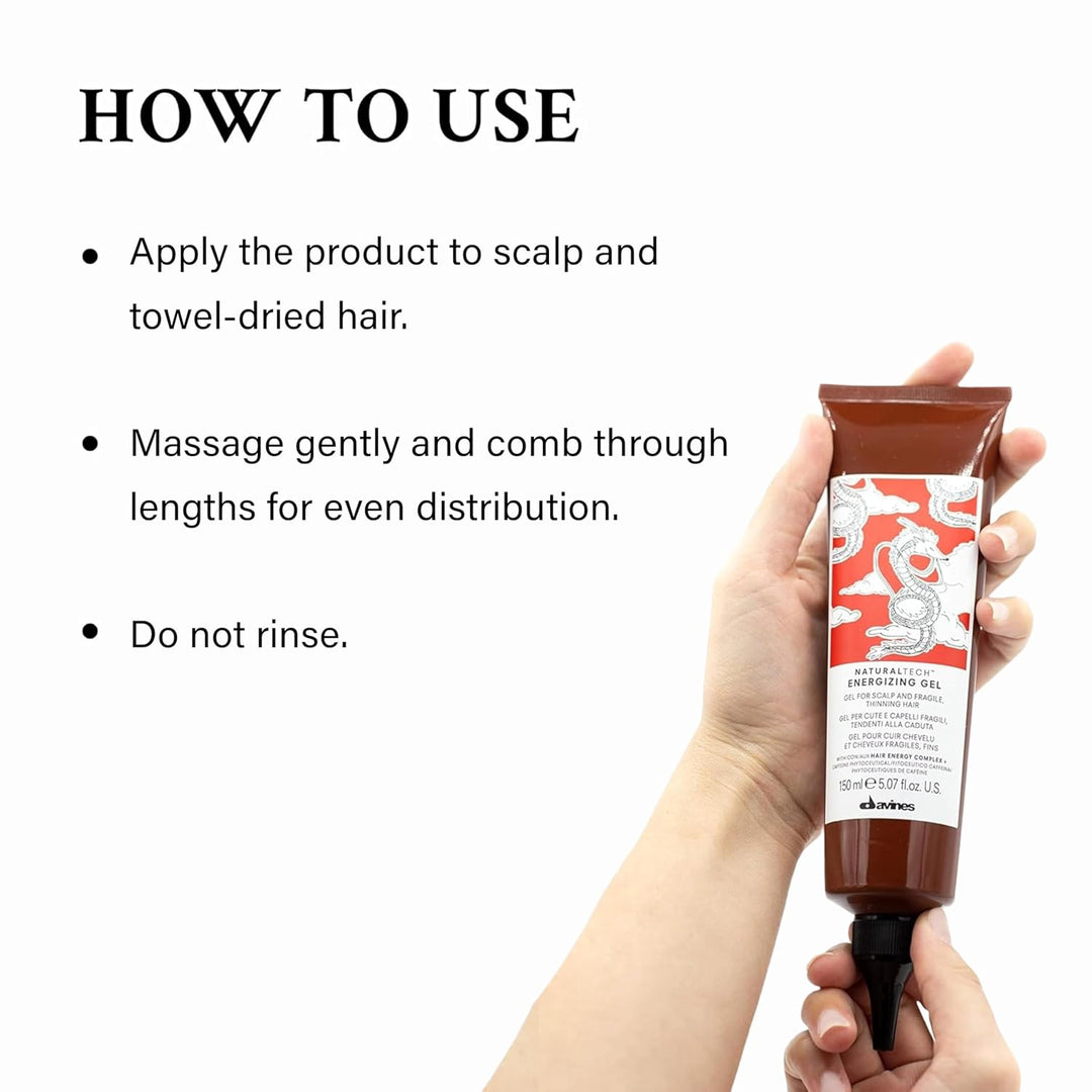 Davines Naturaltech - Gel energizante, revitaliza el cabello fino y...