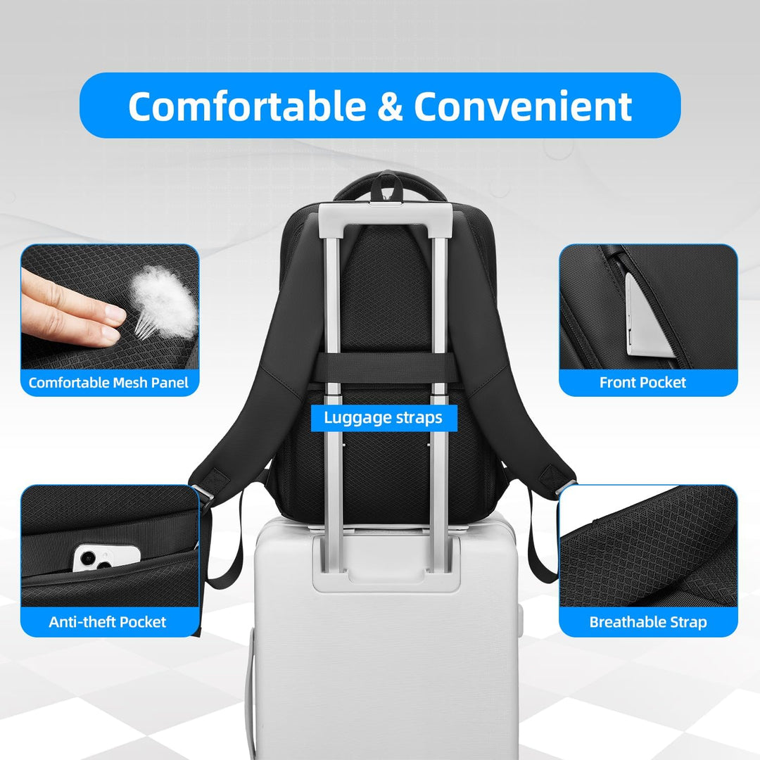 GYakeog Mochila delgada para computadora portátil de negocios para...