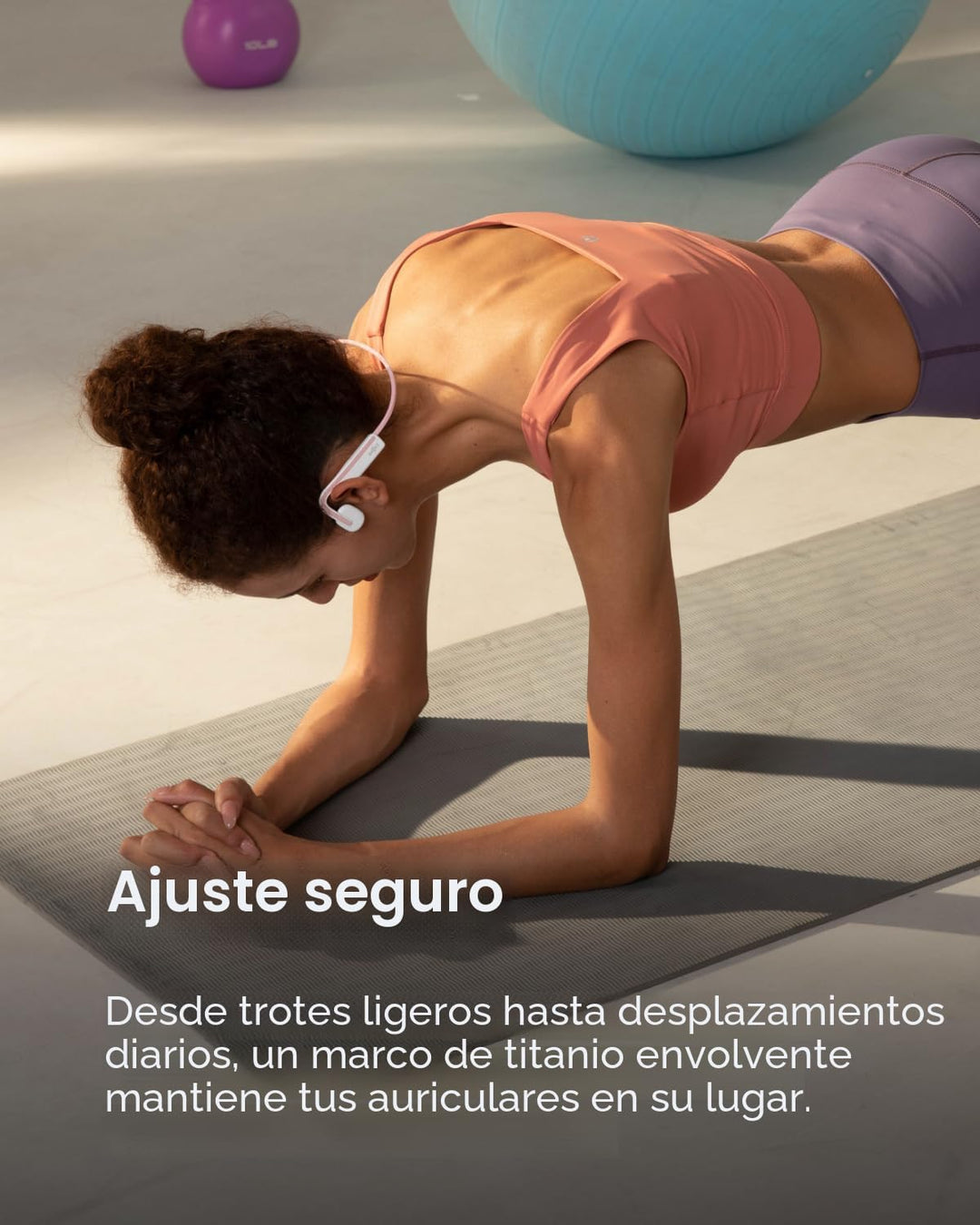 SHOKZ OpenMove - Auriculares deportivos Bluetooth de oreja abierta,...