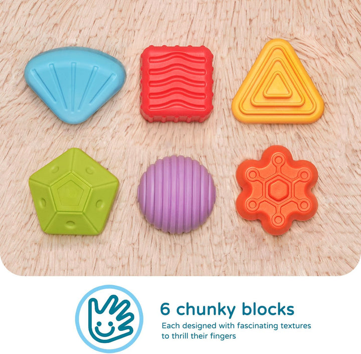 LiKee Juguetes Montessori para niños de 1 año 6 piezas de