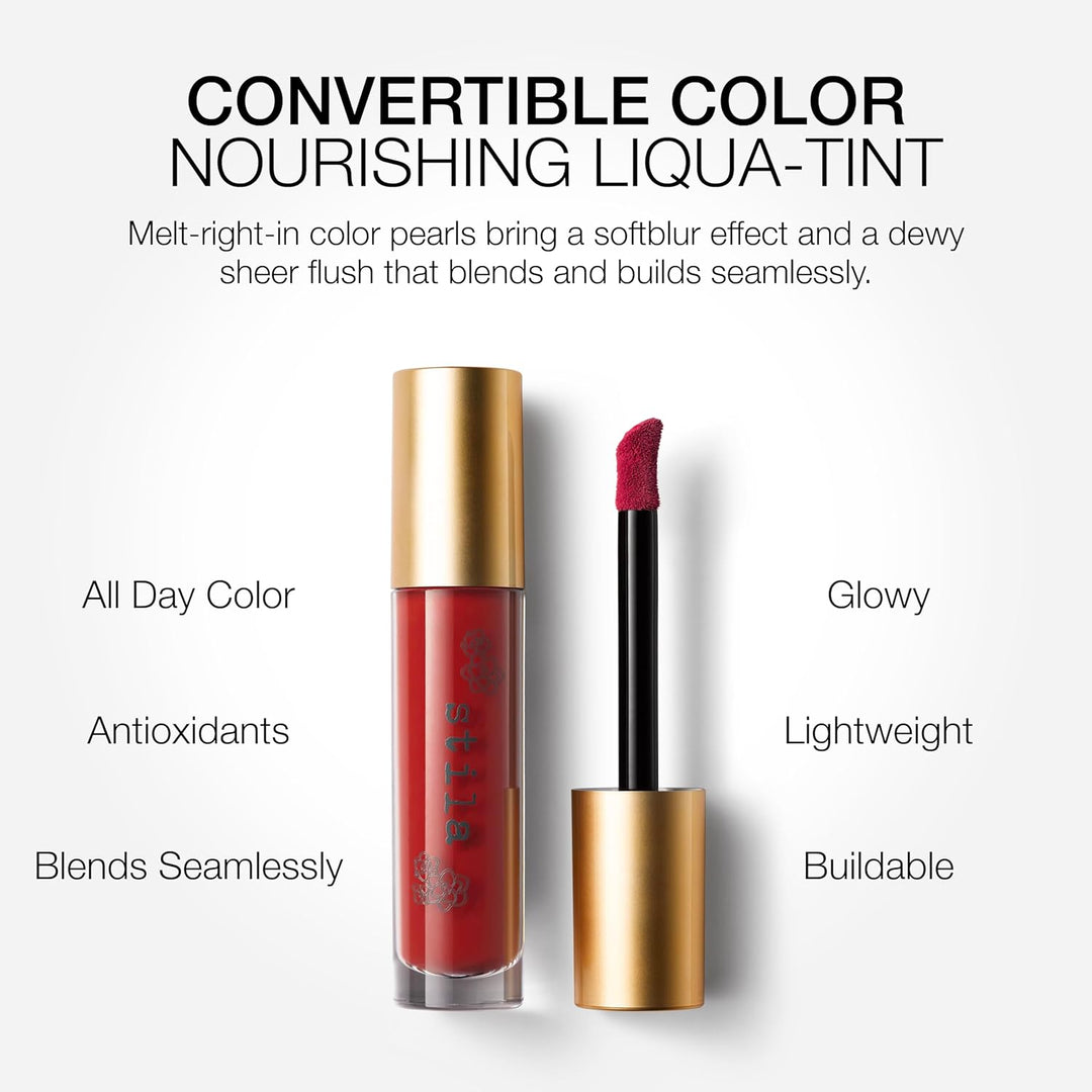 Stila Tinte líquido nutritivo convertible, rubor líquido hidratante...