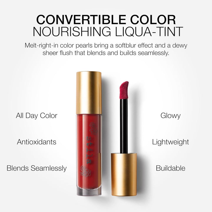 Stila Tinte líquido nutritivo convertible, rubor líquido hidratante...