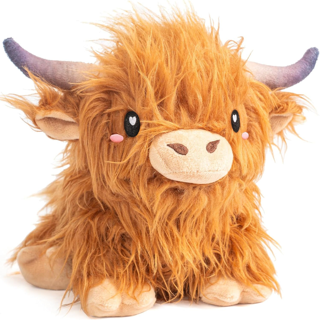 Happy Fuel Highland Cow - Almohadilla térmica sin perfume de 1.5 li...