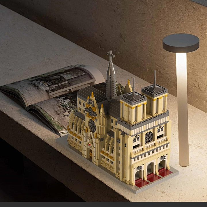 GOTIMON Micro Mini Catedral de Notre Dame - Juego de bloques de con...