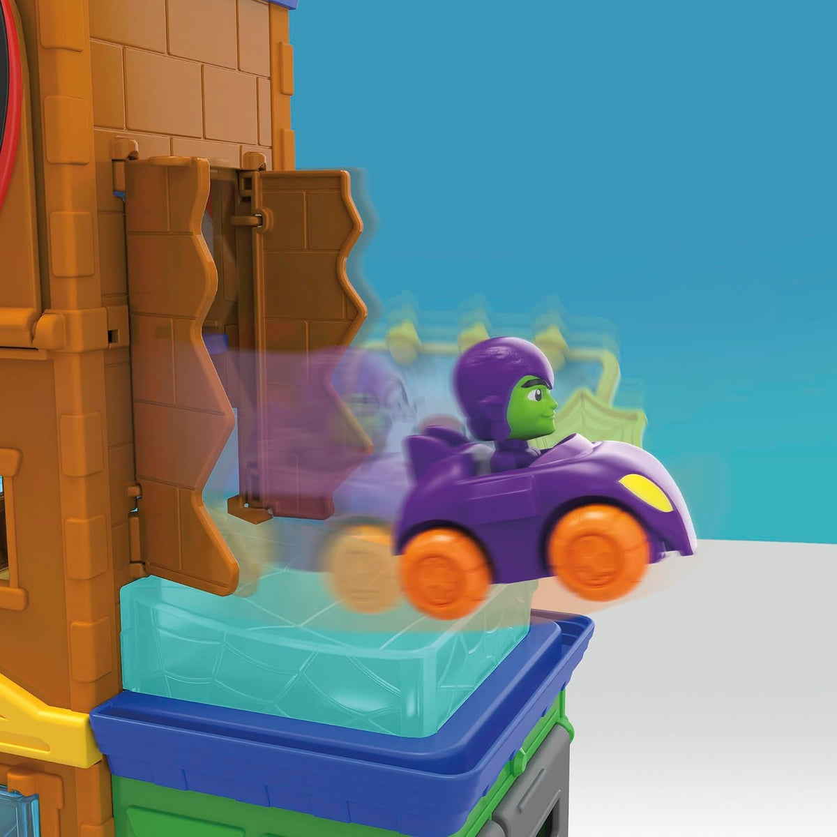 Marvel SuperRollers Web-City Playset