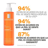 La Roche-Posay Jabón facial iluminador con vitamina C, limpiador fa...